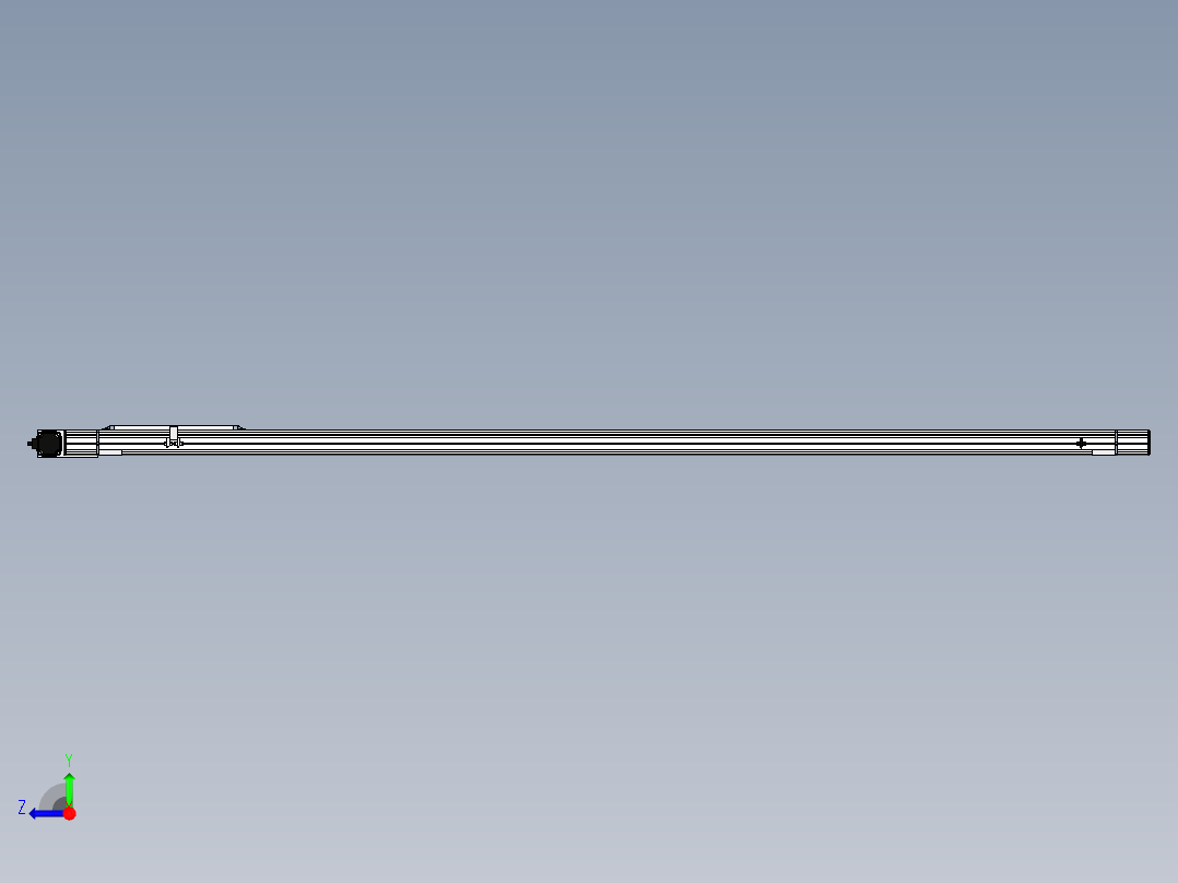 Toyo东佑达直线模组-M65-M-L52-2250-L-T40-C4右视图