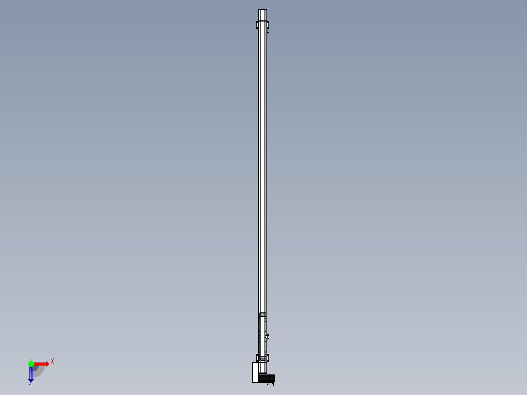 Toyo东佑达直线模组-M65-M-L52-2250-L-T40-C4俯视图