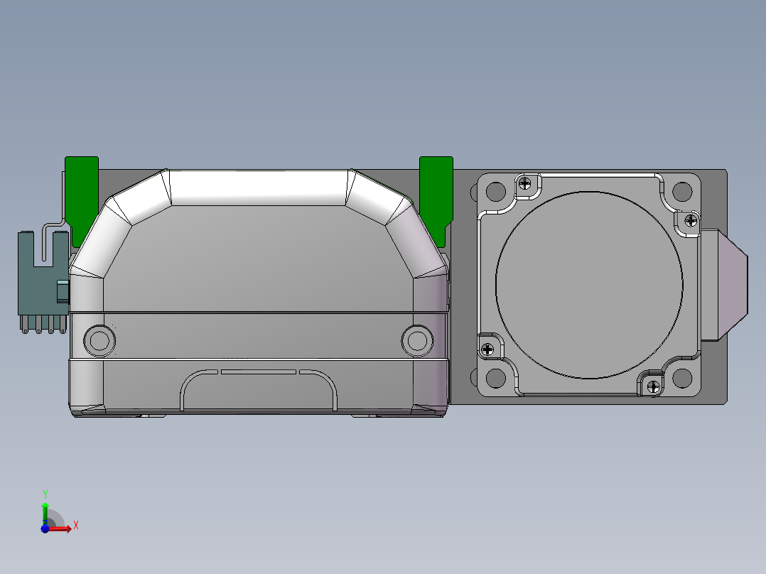 MTH丝杆半封闭模组MTH12-BR-60前视图