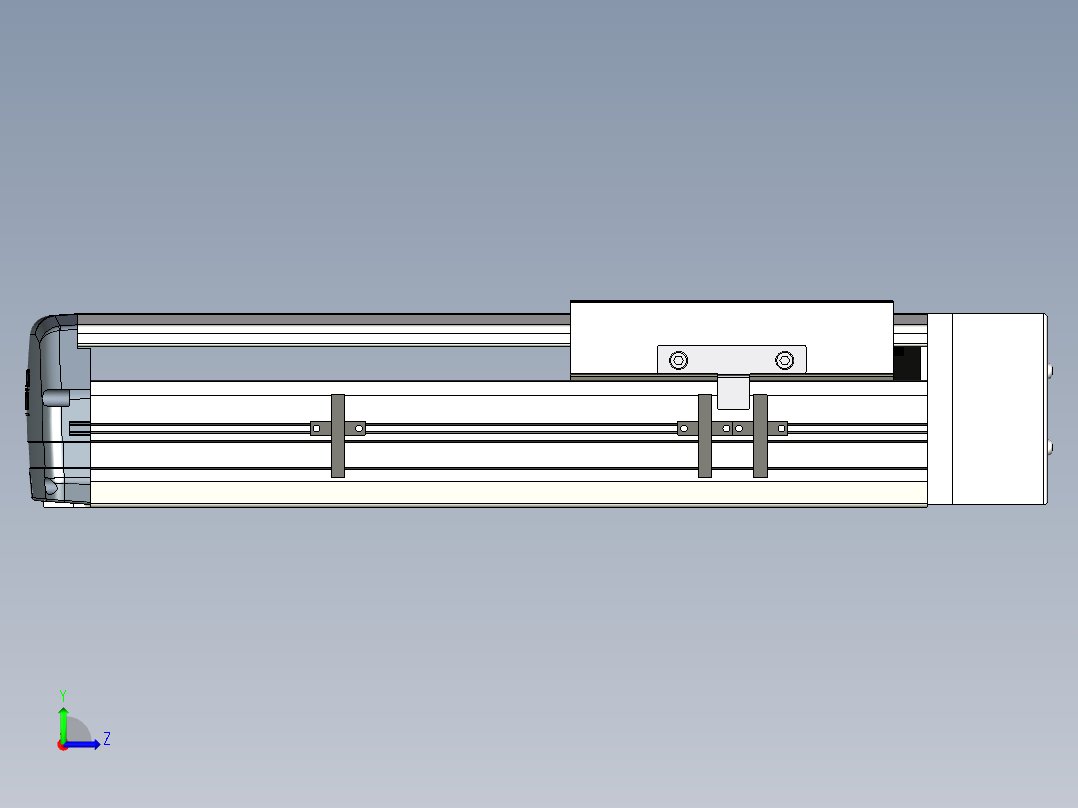 Toyo东佑达直线模组-ETH17-200-BL-M75左视图
