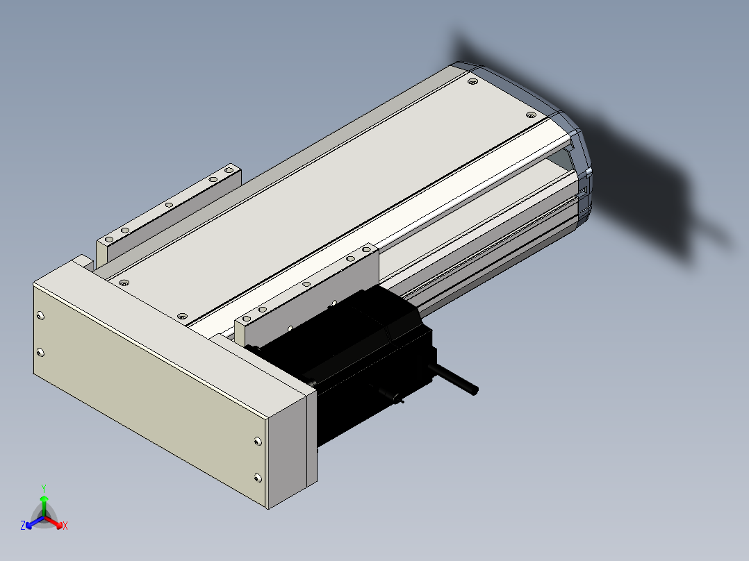 Toyo东佑达直线模组-ETH17-200-BL-M75正等轴测图