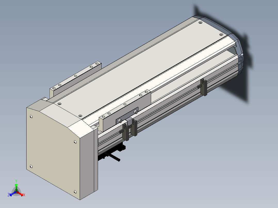 Toyo东佑达直线模组-ETH17-250-BM-M40主视图