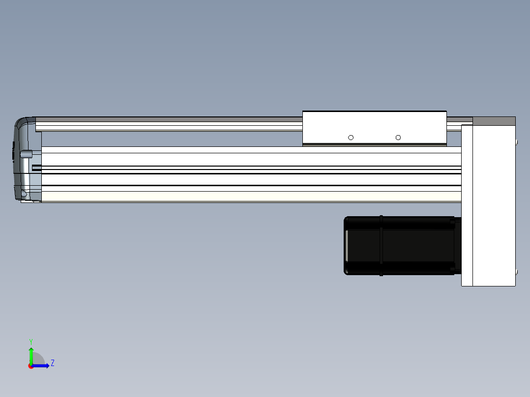 Toyo东佑达直线模组-ETH17-250-BM-M40左视图