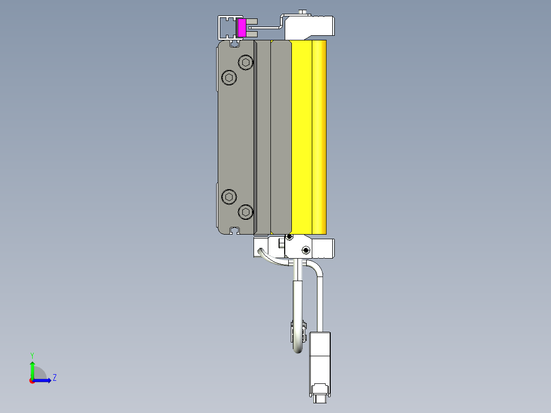 威洛博VL系列直线电机模组-VL14S1-S1900左视图