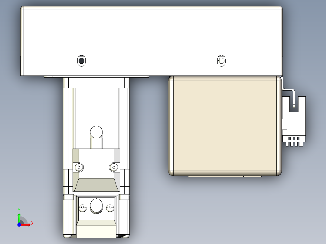 同步带全封闭直线模组TPA-HCB-65S-90-L1700-ML-Y-P10-N3前视图