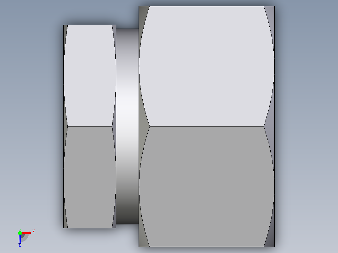 卡套式工业通用硬管接头EO_Blanking_plug_for_tube_ends_ROV18ZL71俯视图
