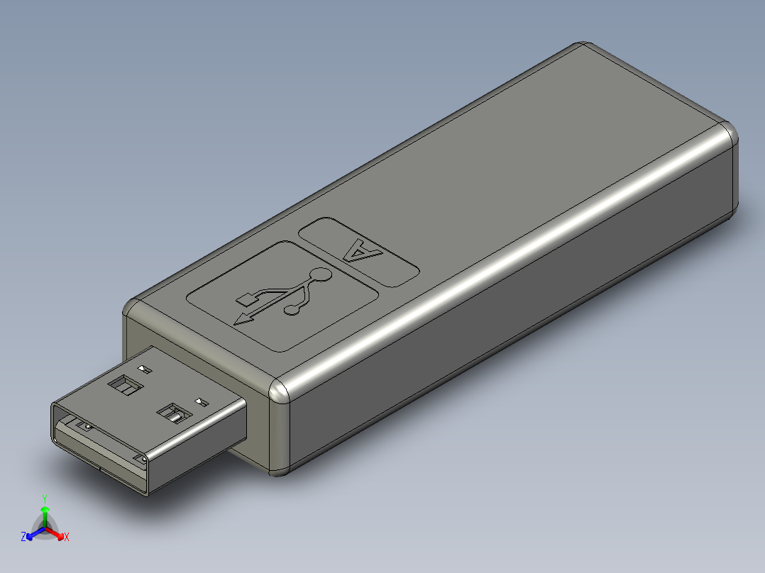 usb_key_small_2_3主视图