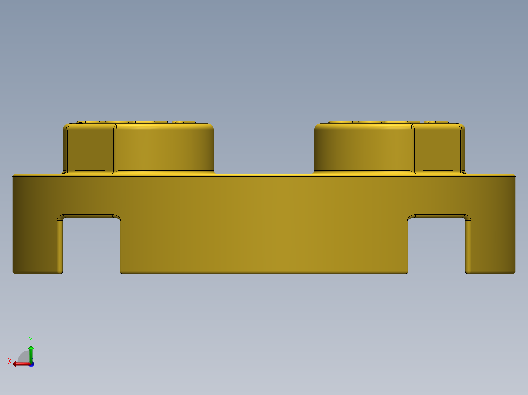 乐高零件 4032 板 2 x 2 圆形-403224 Bright Yellow Plate 2 x 2 Round后视图