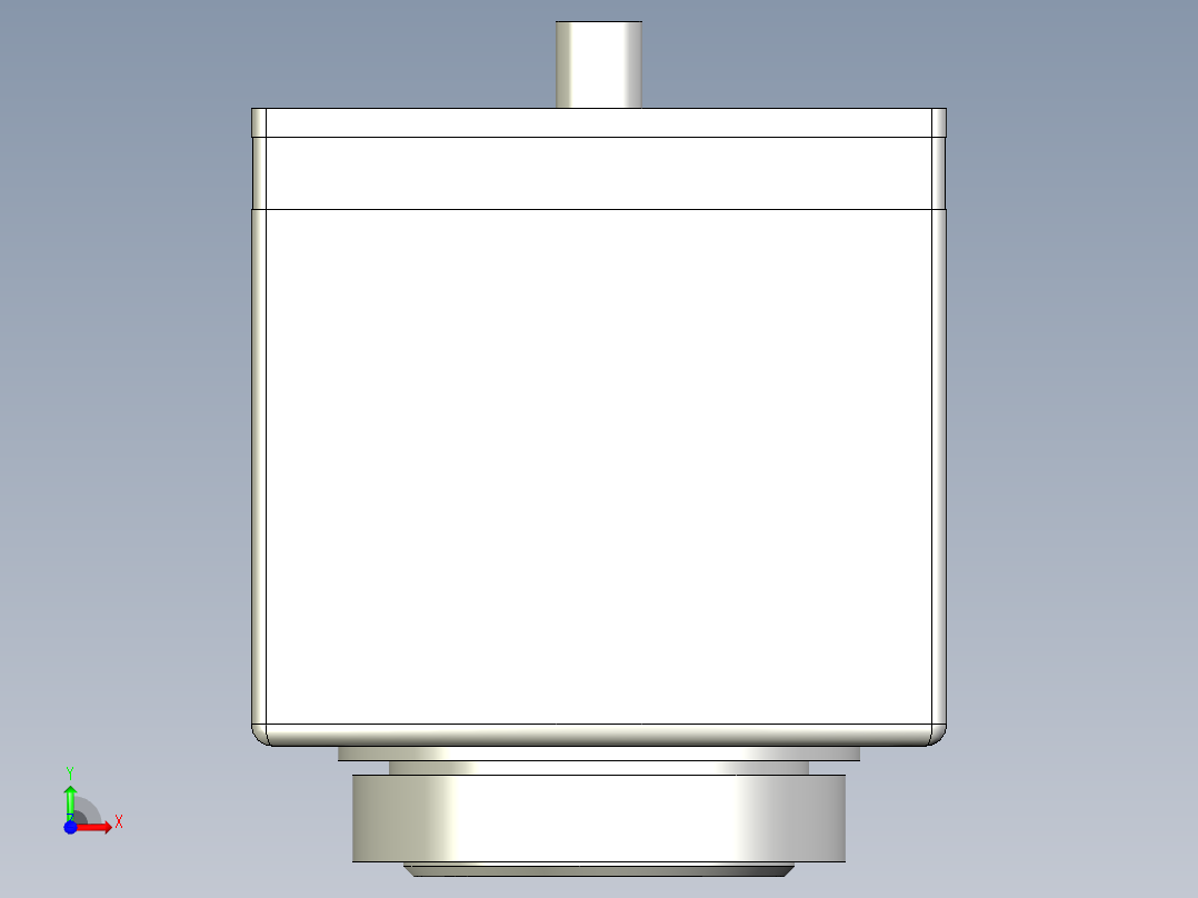 位置顯示器5567-3D多系列多零件图纸模型前视图
