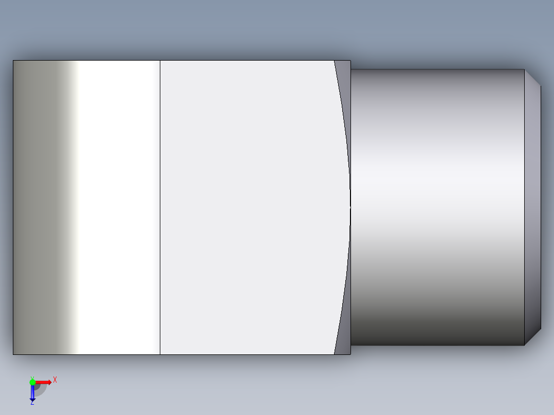 卡套式工业通用硬管接头EO_Male_stud_elbow_WE10LRCFX俯视图