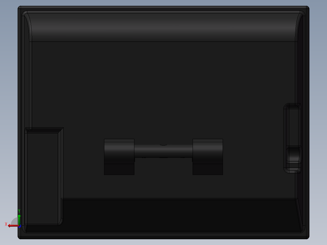 8.4”触摸显示屏外观设计后视图