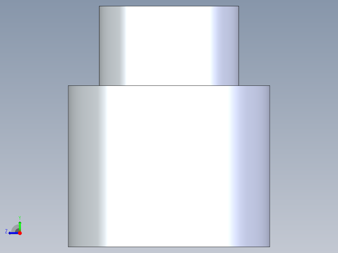 CPVC管件11-Sch80_ReducerCoupling_SxS_9829-130_1in x 0.5in右视图