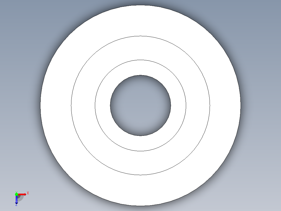 CPVC管件11-Sch80_ReducerCoupling_SxS_9829-130_1in x 0.5in俯视图