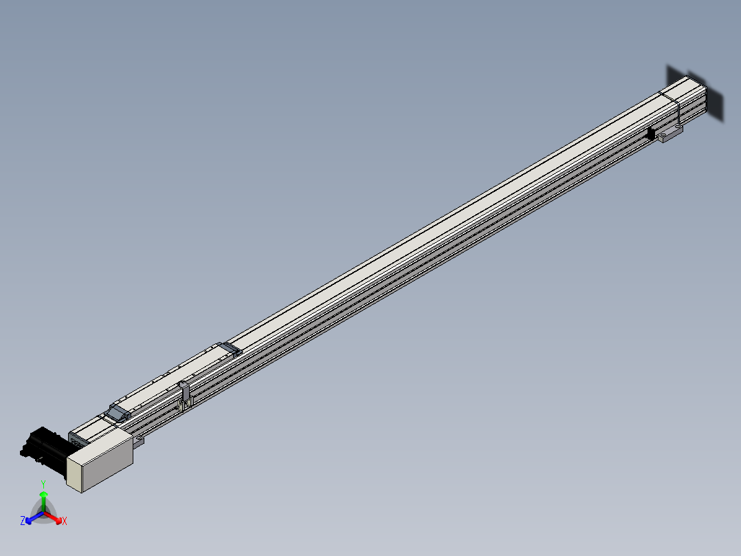 Toyo东佑达直线模组-M65-M-1300-R-M40-C4主视图