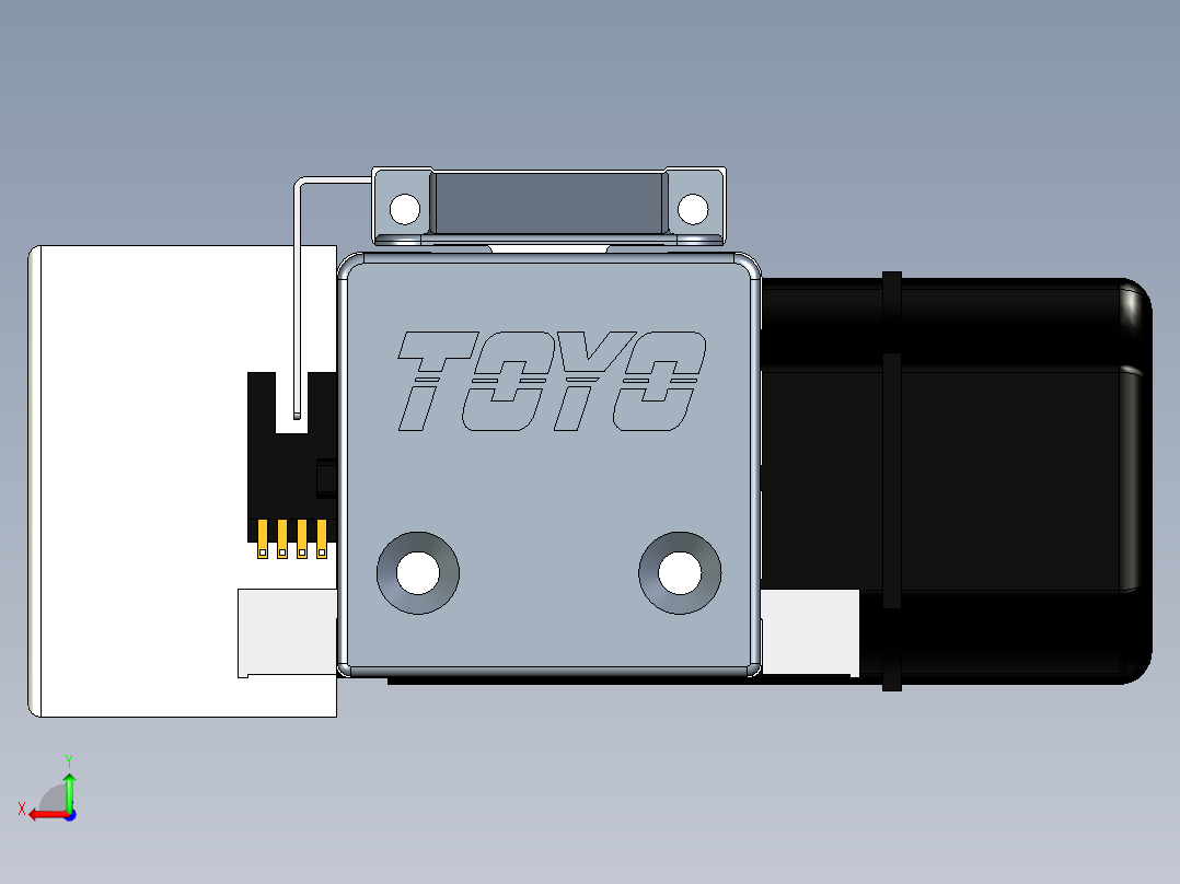 Toyo东佑达直线模组-M65-M-1300-R-M40-C4后视图