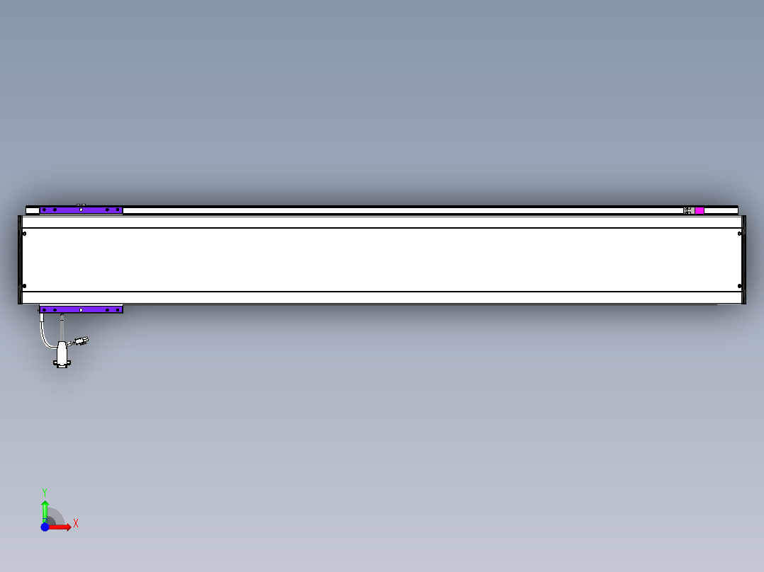 威洛博VL系列直线电机模组-VL17E2-S1150前视图