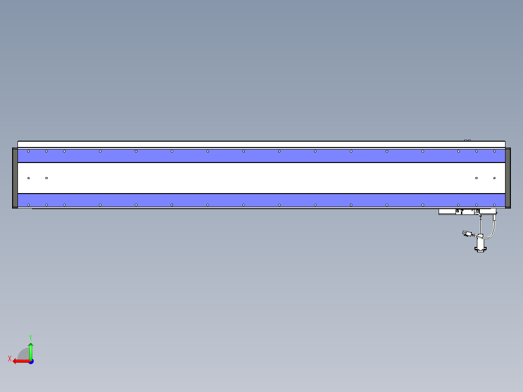 威洛博VL系列直线电机模组-VL17E2-S1150后视图