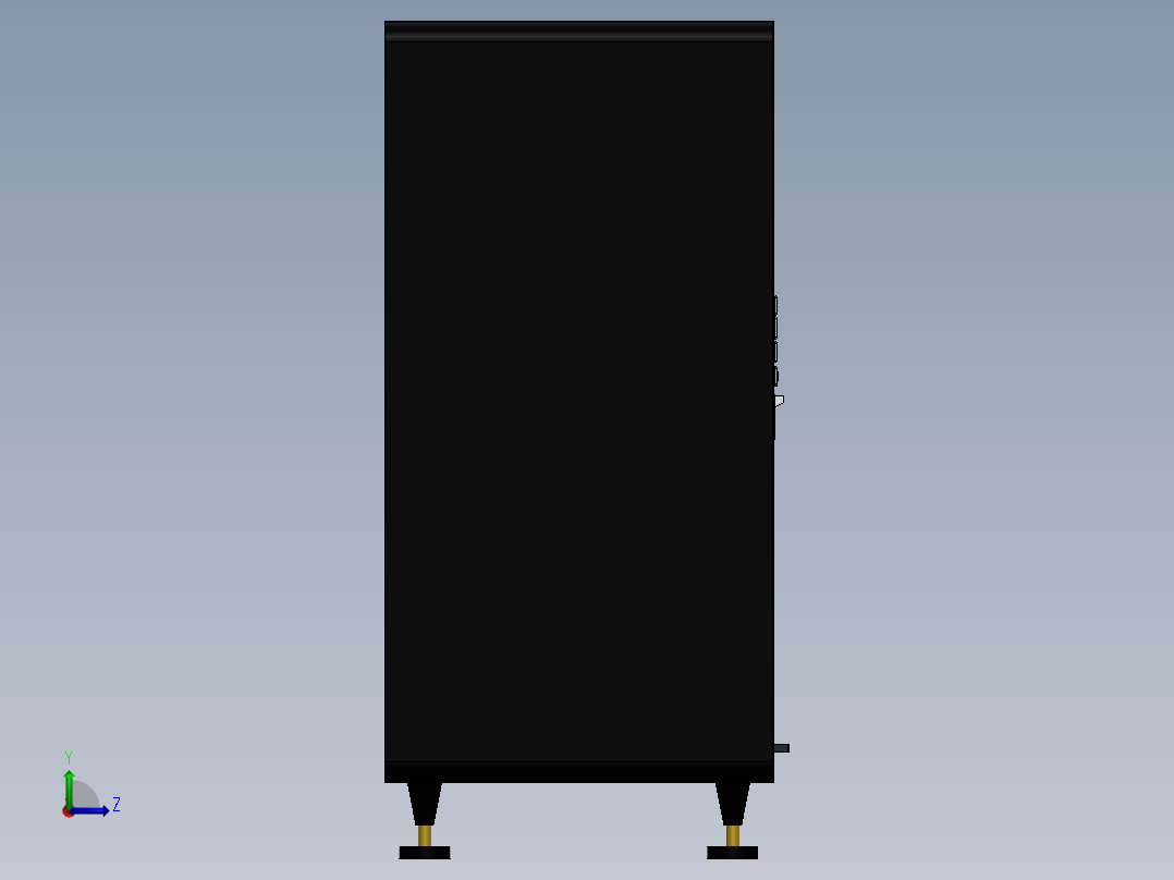 自动售货机左视图