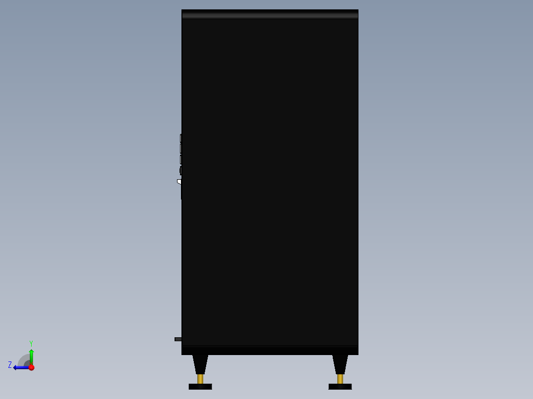 自动售货机右视图