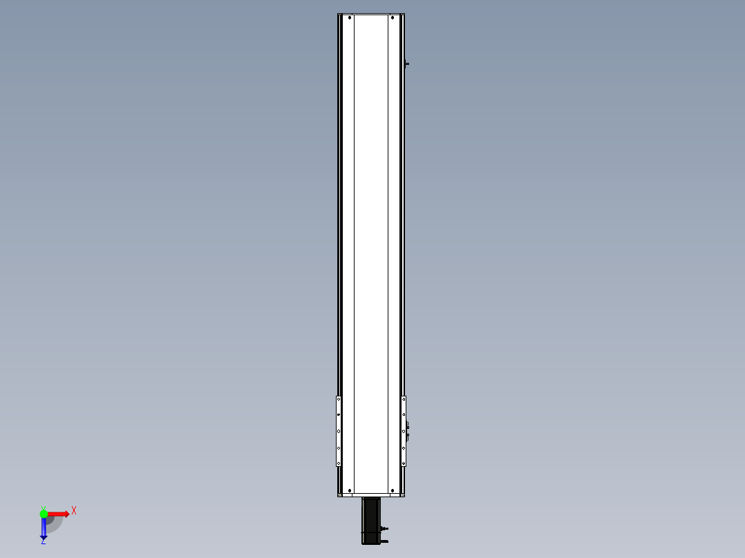 Toyo东佑达直线模组-ETH22-1200-BC-400W+煞車俯视图