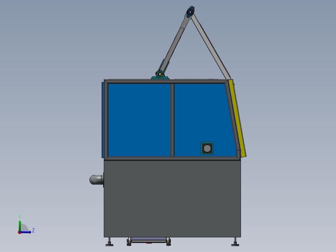 特殊切断机左视图