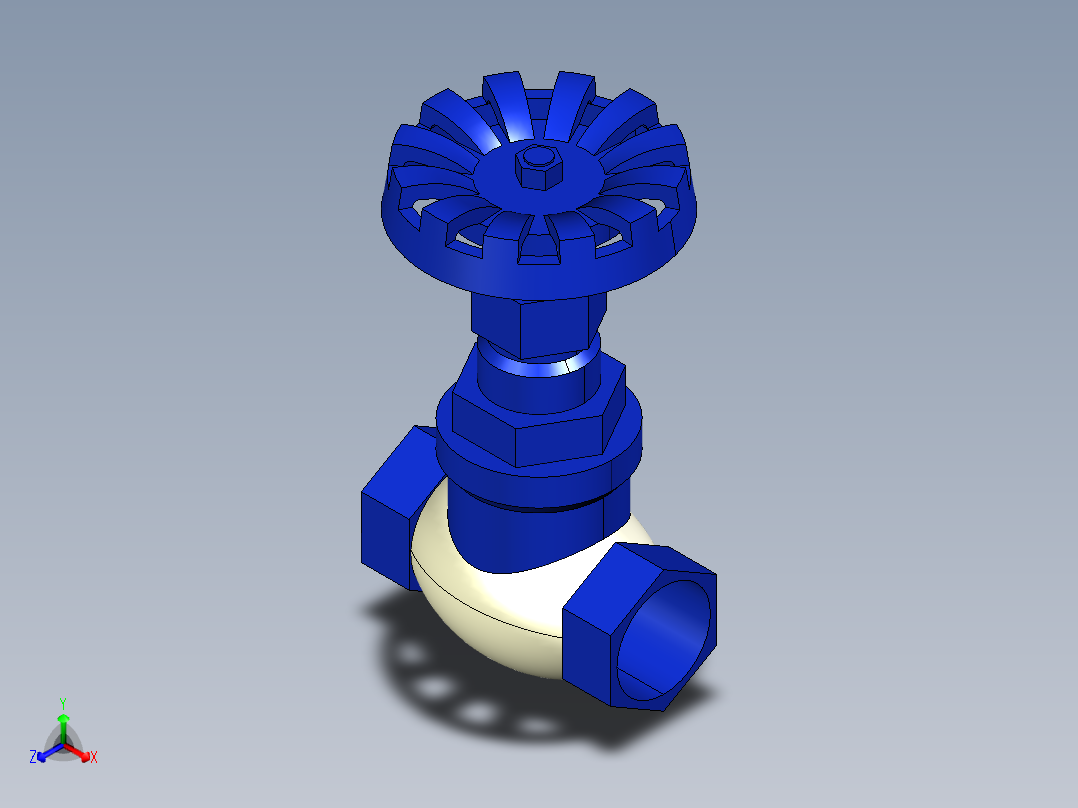 阀门模型HV3_DN32_BSP-0601300_1_WEB主视图