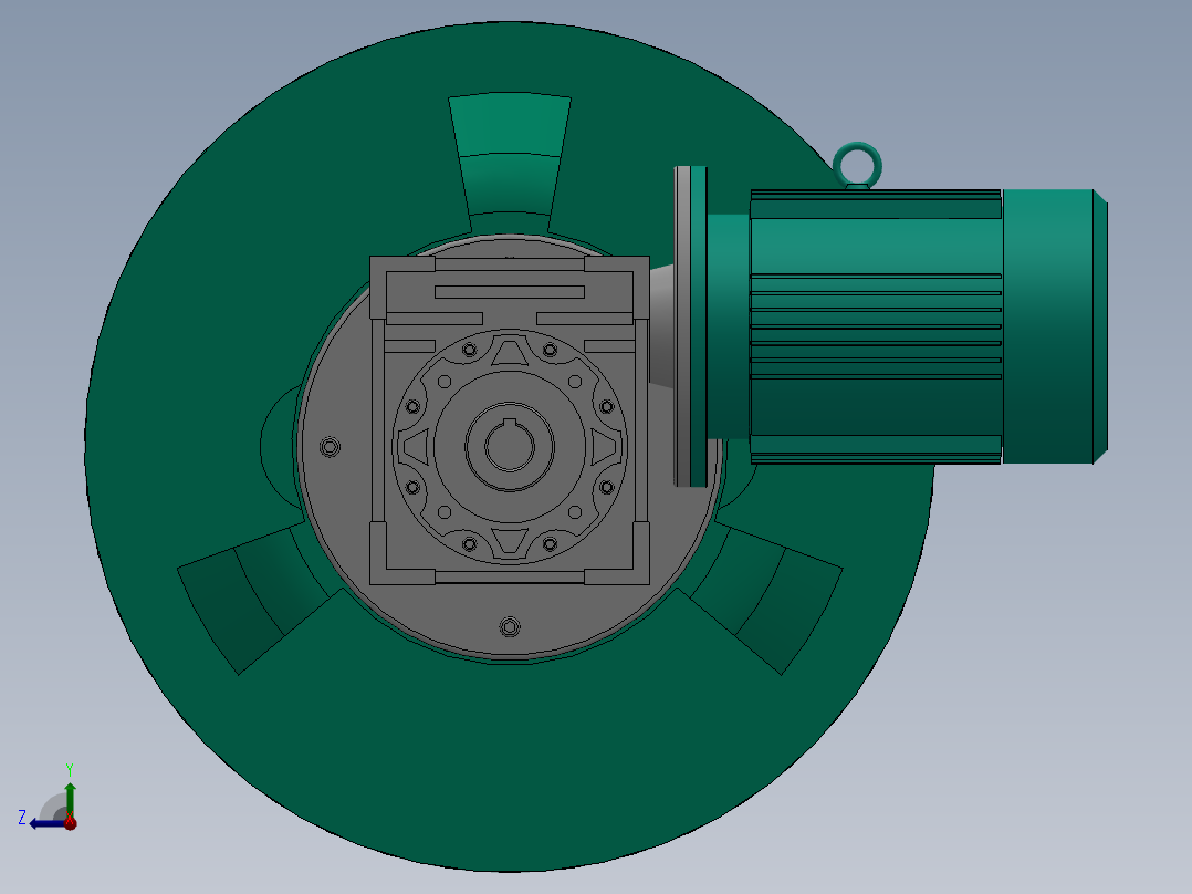 卸料器 YCD-HW系列 13款右视图