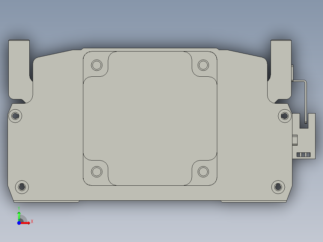 东锦丝杆传动-直线滑台模组DH170-C-L10-S1200-BC-P750W-C3前视图