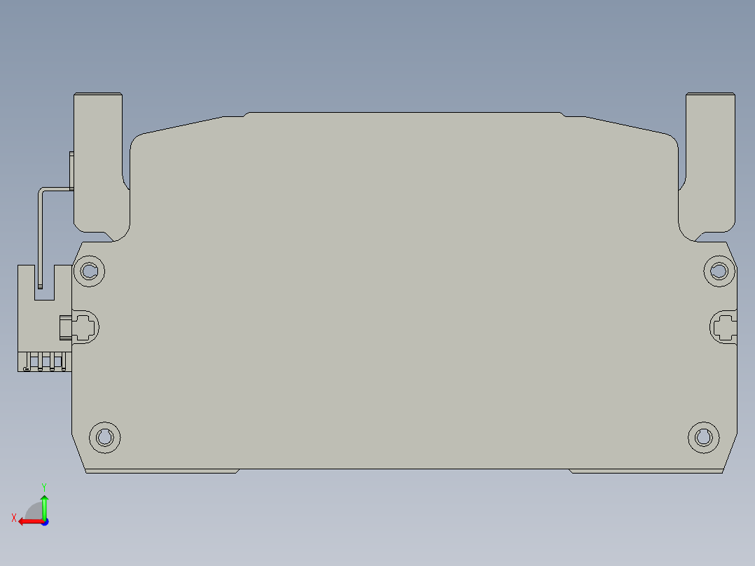东锦丝杆传动-直线滑台模组DH170-C-L10-S1200-BC-P750W-C3后视图