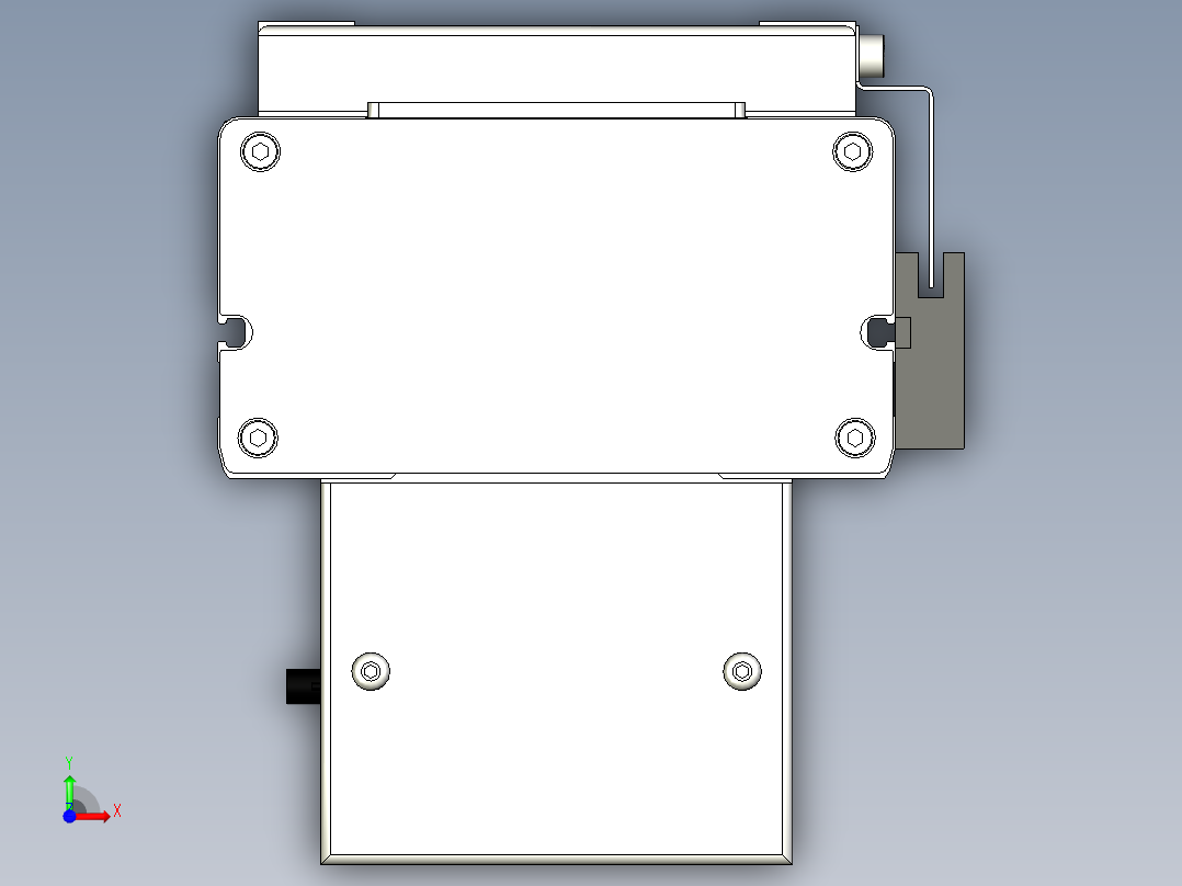 Toyo东佑达直线模组-ECH14-400-BM-200W前视图