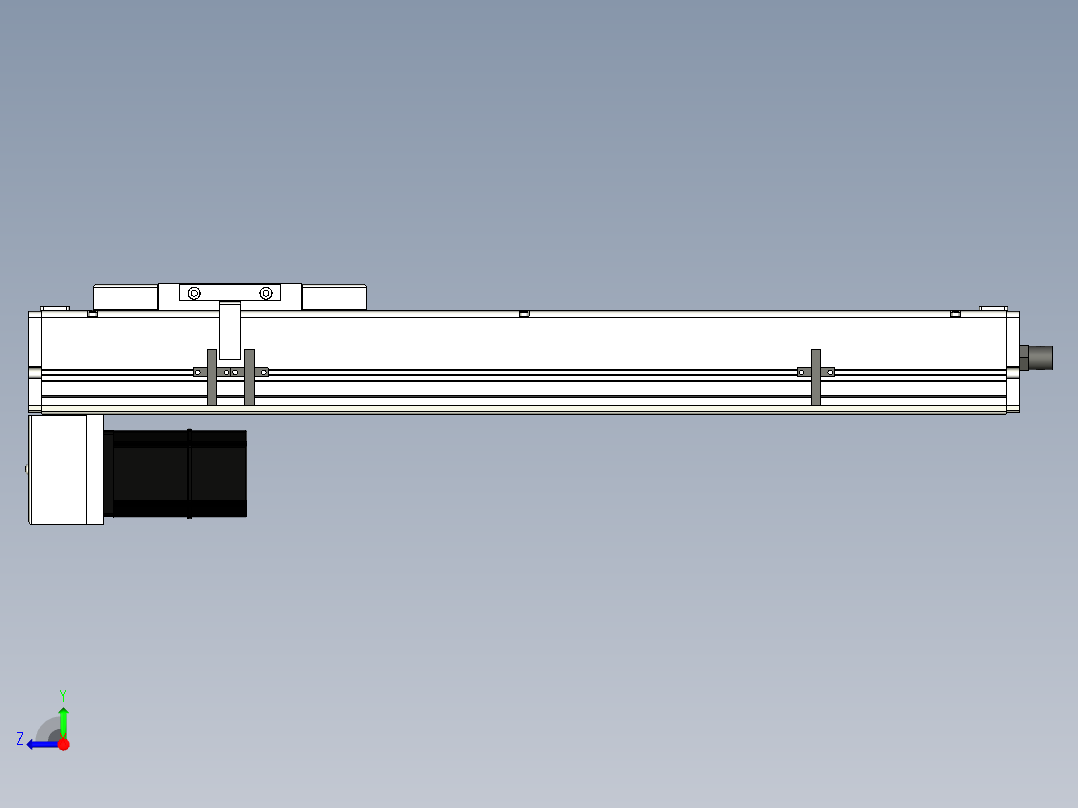 Toyo东佑达直线模组-ECH14-400-BM-200W右视图