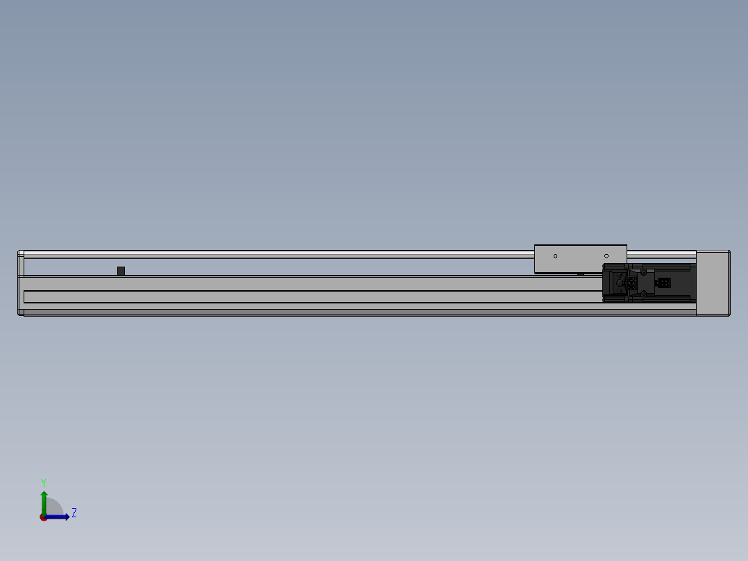 精密模组MY120-T10-450L-BR-P10B-C4-C左视图