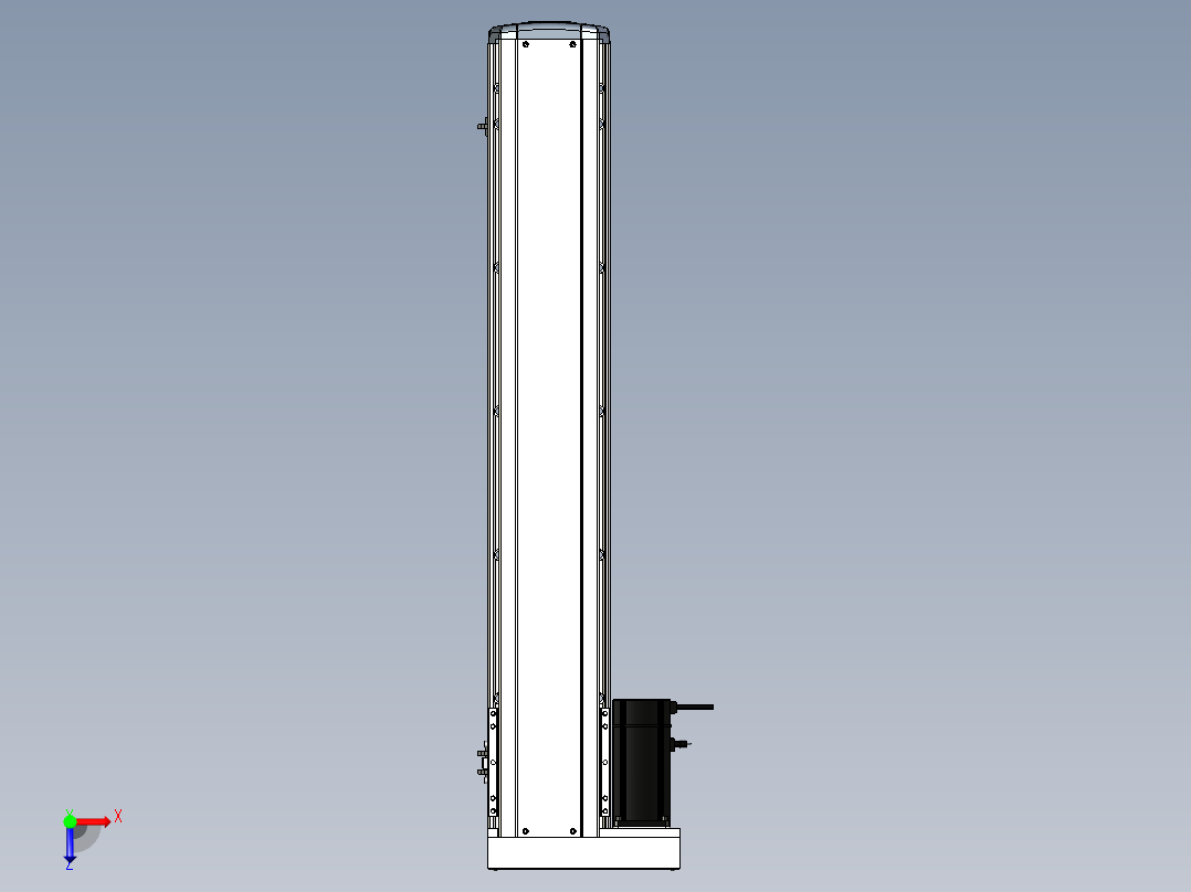 Toyo东佑达直线模组-ETH17-900-BL-M75B俯视图