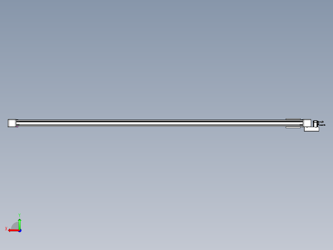 威洛博LB.GB同步带传动--欧规系列GB8-L96-S3300-BL-P40后视图