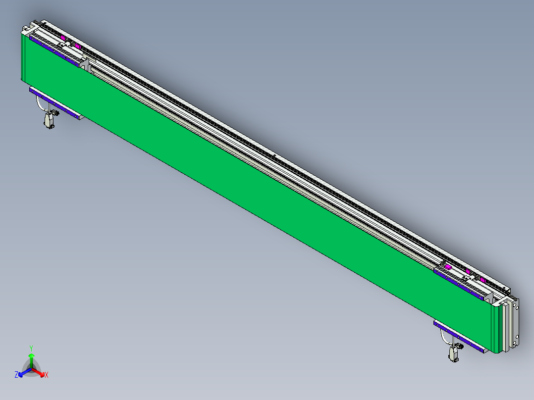 威洛博VL系列直线电机模组-2VL17E3-S1450主视图