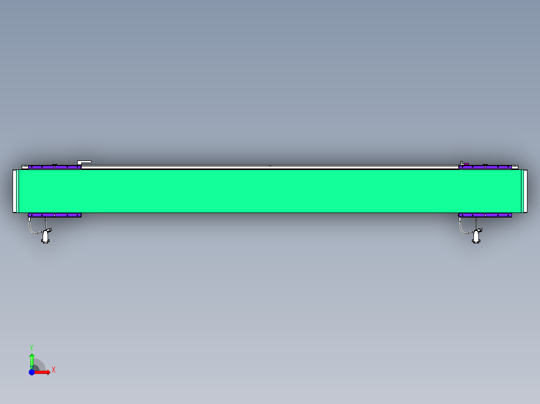 威洛博VL系列直线电机模组-2VL17E3-S1450前视图