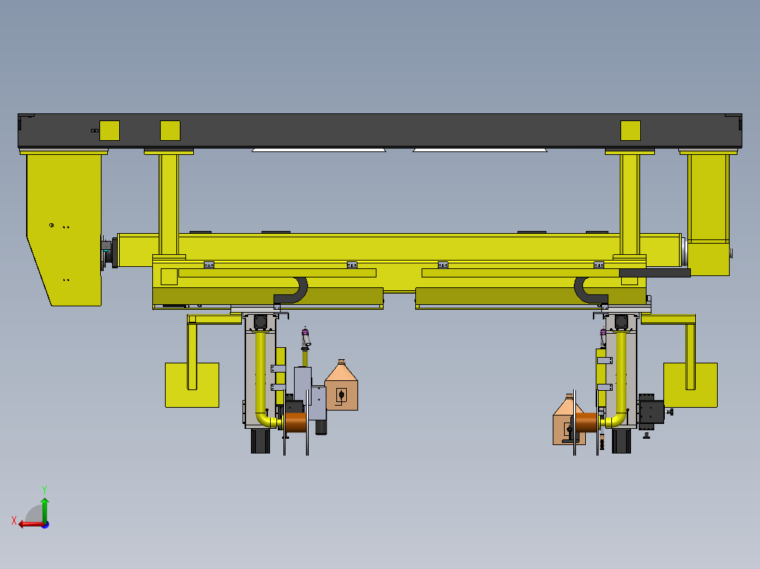 车桥Y焊缝专机三维SW1105103后视图