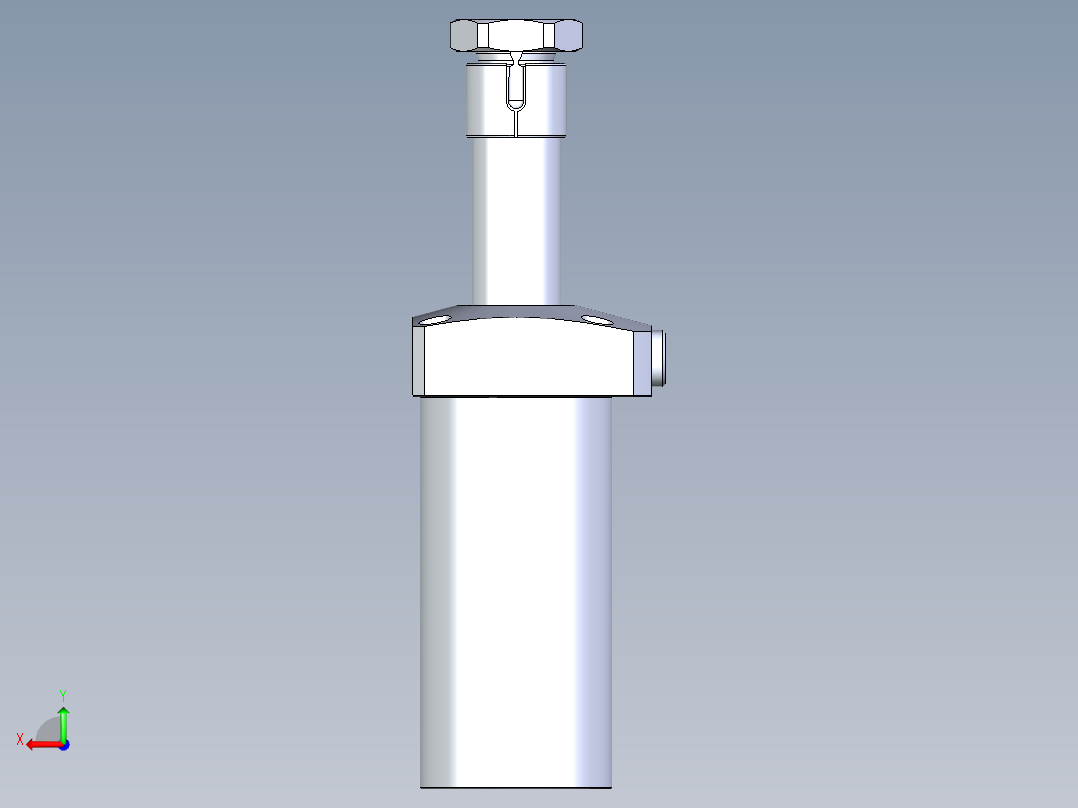 KOSMEKLHA0650-CL-Q40多系列多零件图纸模型后视图