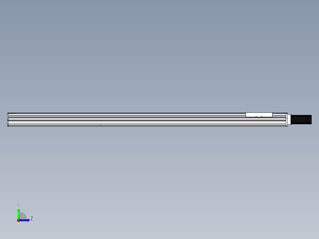 Toyo东佑达直线模组-ETH22-2000-BC-750W+煞車左视图