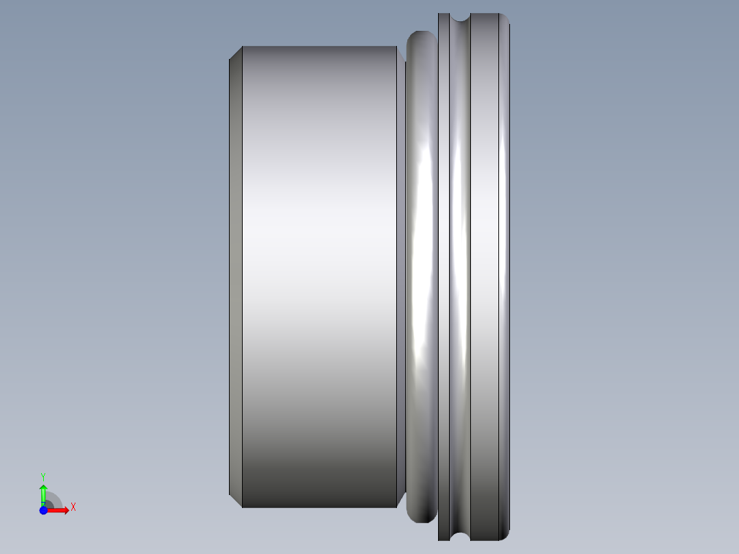 卡套式工业通用硬管接头EO_Blanking_plug_for_ports_VSTI42X2ORCF前视图