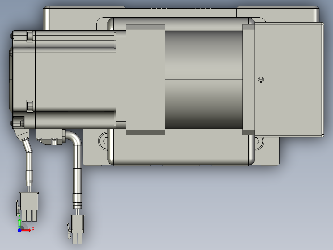 威洛博直线电机模组EB16-L208-S1550-BL-ZP75-MS3-5K前视图