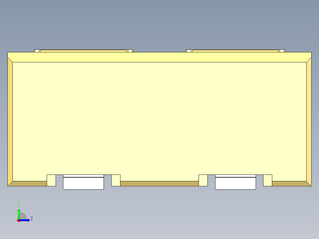 SMT线到板连接器按钮左视图