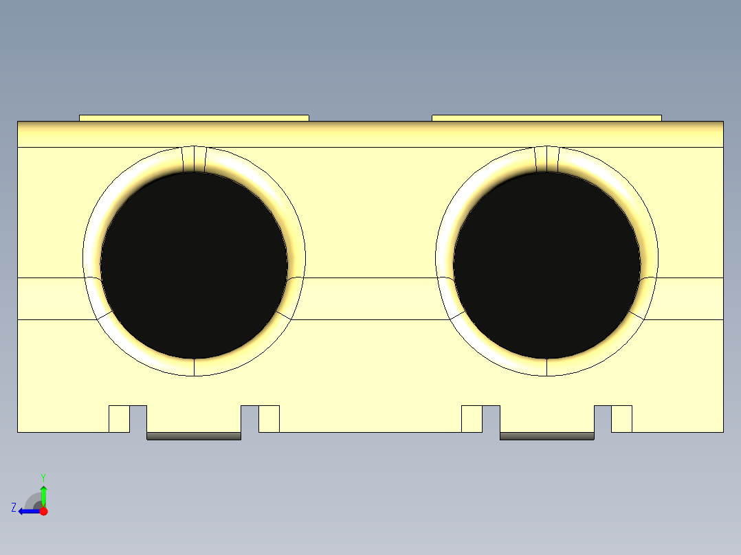 SMT线到板连接器按钮右视图