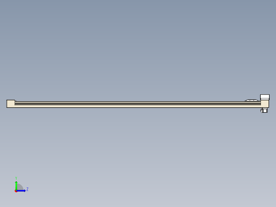 同步带全封闭直线模组TPA-HCB-65S-90-L1650-MR-Y-P10-N3左视图