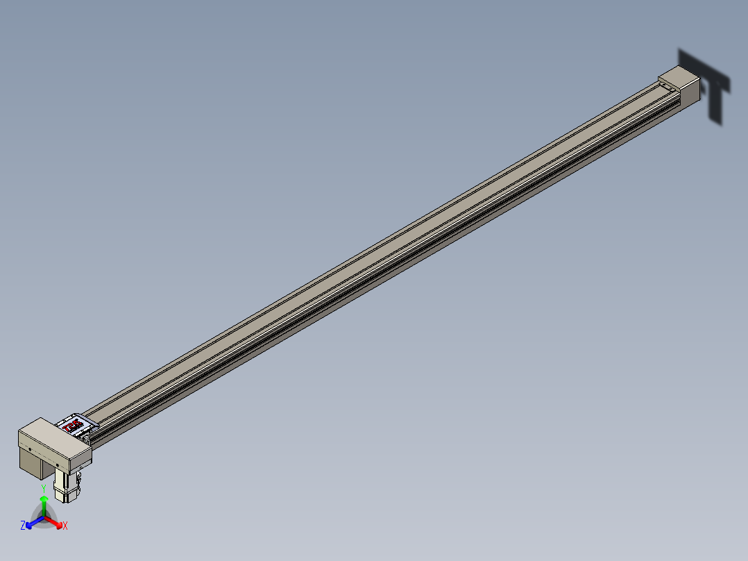 同步带全封闭直线模组TPA-HCB-65S-90-L1650-MR-Y-P10-N3正等轴测图