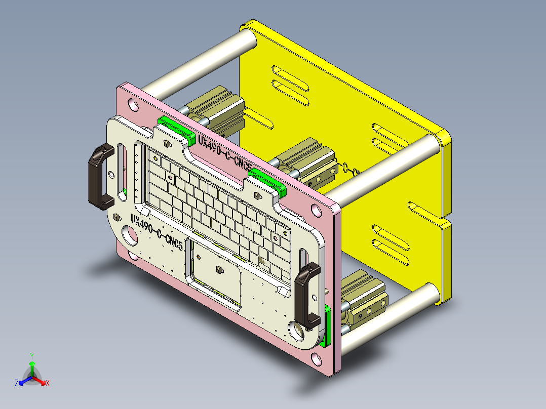 UX490-C-CNC5-1110正等轴测图