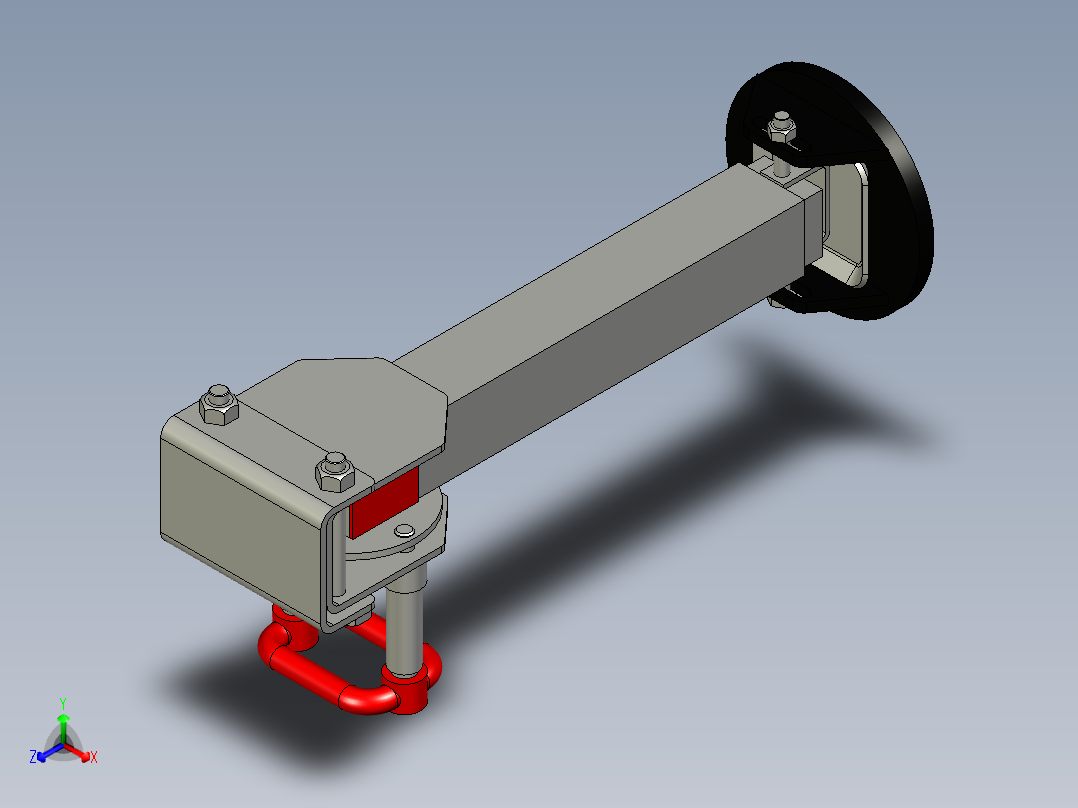 爱科支腿主视图