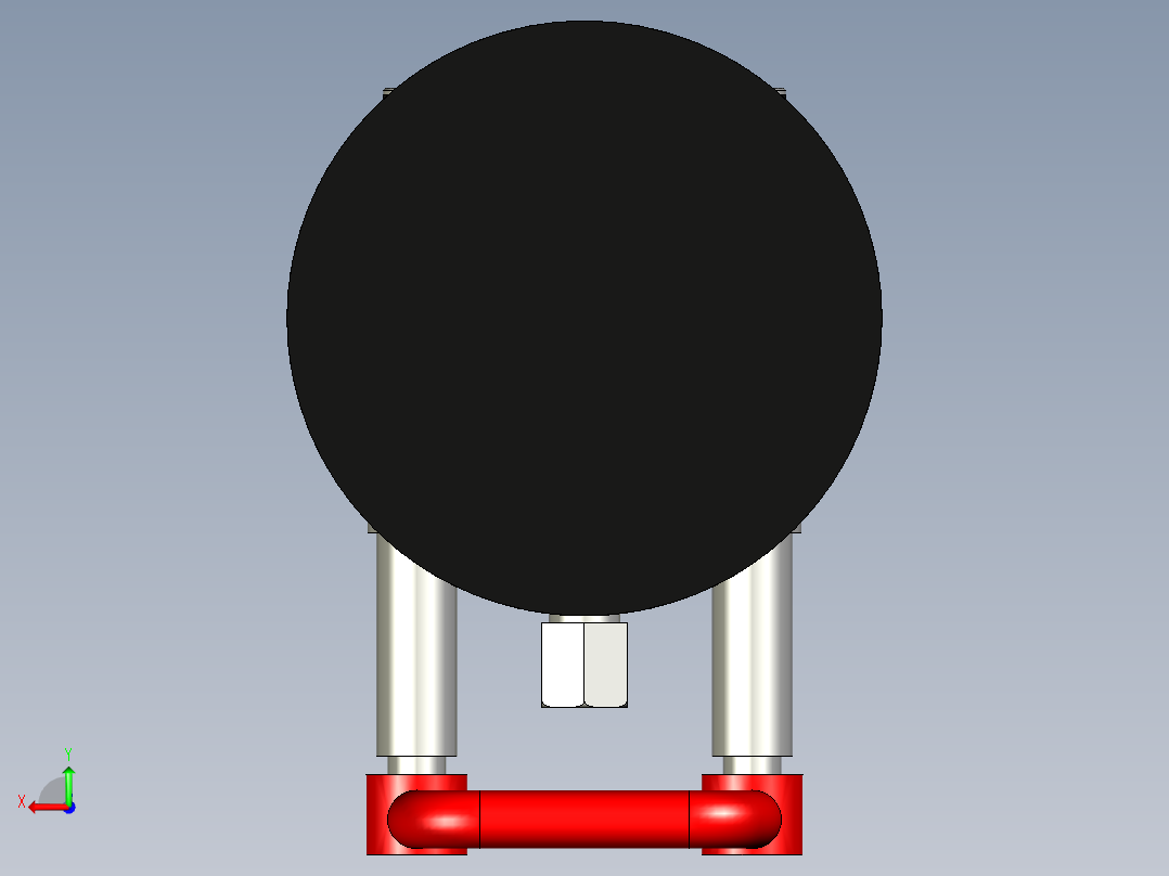 爱科支腿后视图