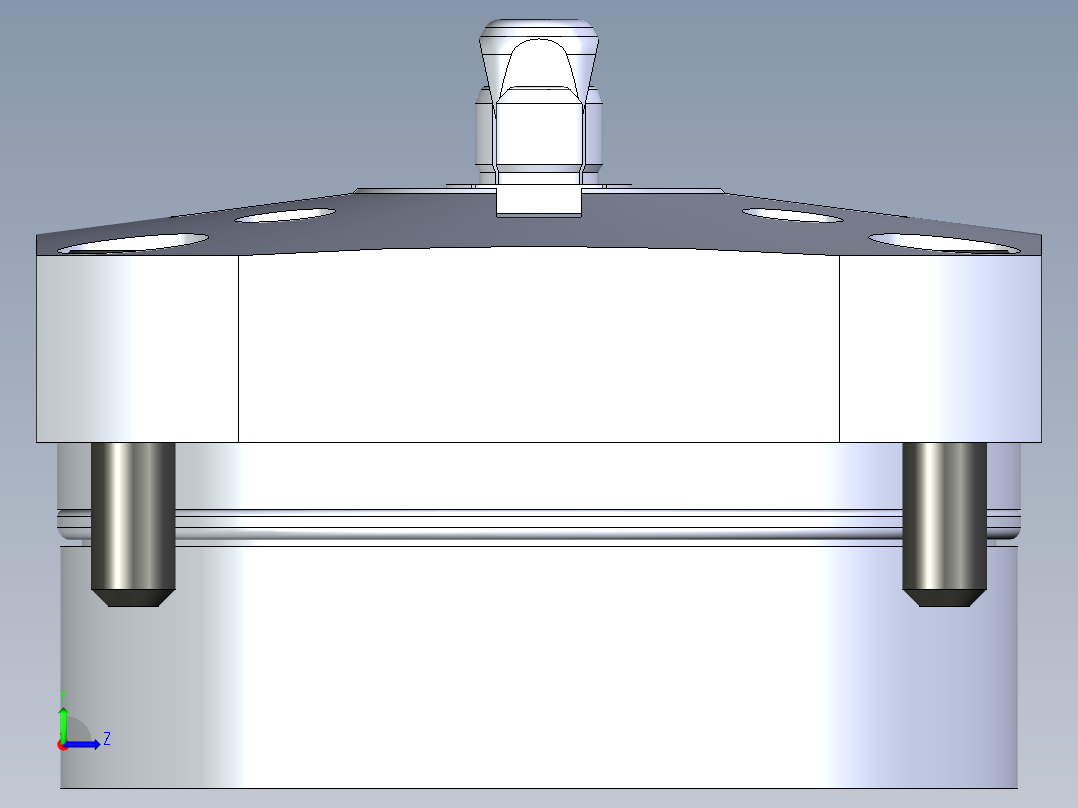 KOSMEKSWH2080-G多系列多零件图纸模型左视图