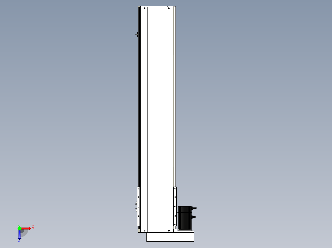 Toyo东佑达直线模组-ETH22-1000-BL-750W俯视图